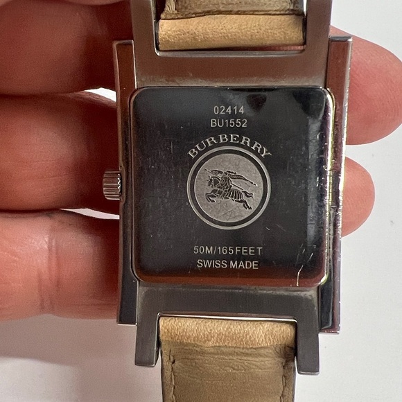 Burberry Heritage BU1553 Unisex Watch Original Tan Leather Band main image 7